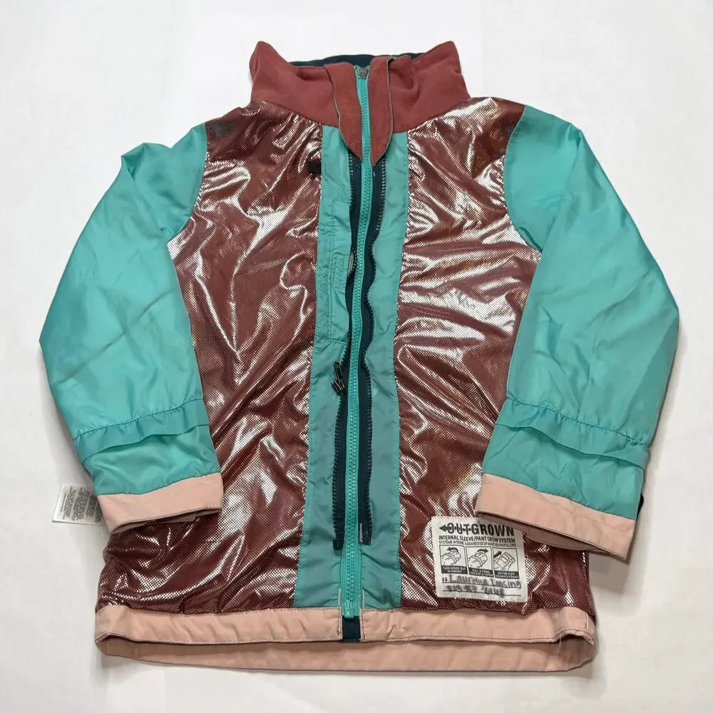 girls small 7/8 Columbia Interchange omi tech ski winter jacket only (no fleece)